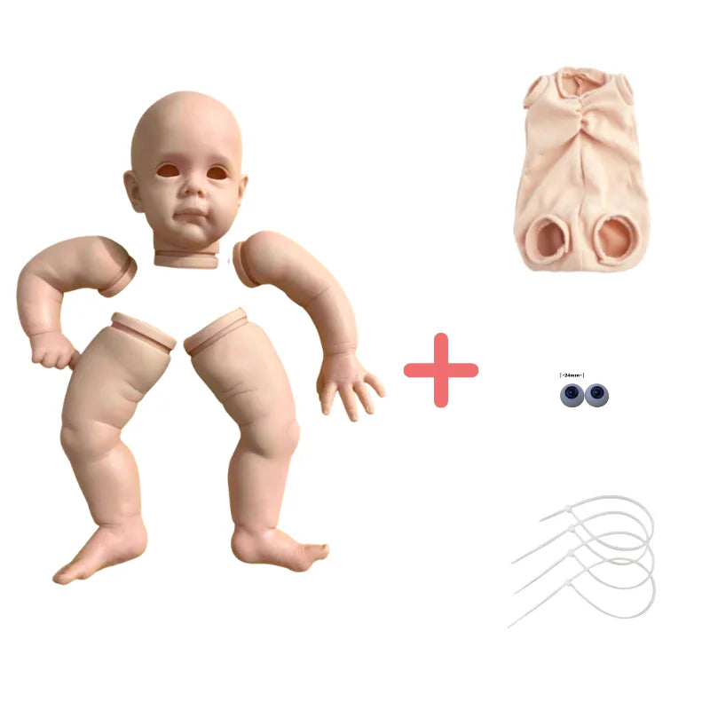 22Inch Bebe Reborn Kit Maggi Truly Baby Vinyl Gentle Touch Unpainted Unassembled Blank Parts DIY Baby Molds for Girl Maggie
