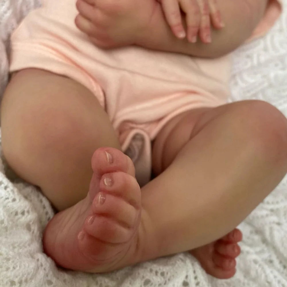 Finished Reborn Doll Meadow Full Silicone Vinyl Newborn Toy for Kids Gifts Boneca Renascida Brinquedo Bebe Para Crianças Menina