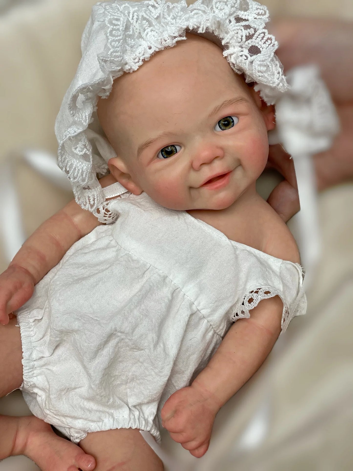 33Cm Cuddly Vivienne Solid Silicone Bebe Reborn Girl Handamde Soft Touch Feeling Muñecas Reborn Bebe Reborn Corpo De Silicone