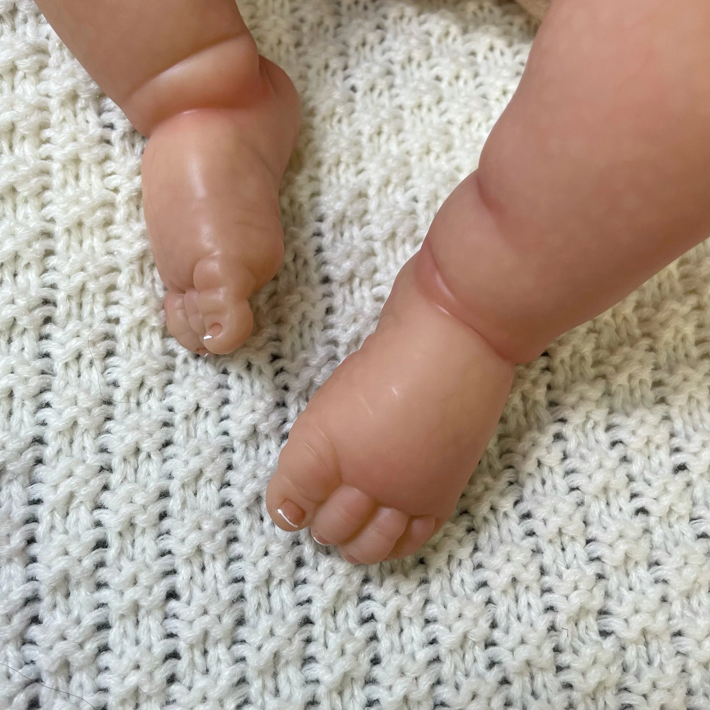 20 Inch Lifelike Painted Reborn Baby Dolls Loulou 3D Skin Lifelike Baby Girl Vinyl Newborn Dolls Toy Figure Christmas Gift