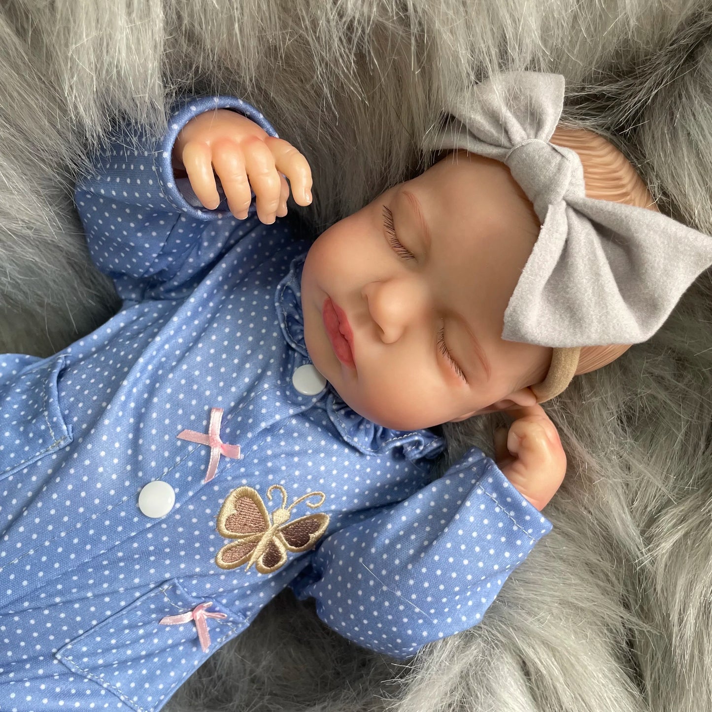 20 Inches Loulou Bebe Reborn Dolls 3D Skin Realistic Baby Alive Lifelike Newborn Handmade Vinyl Doll Kids Girls Gift