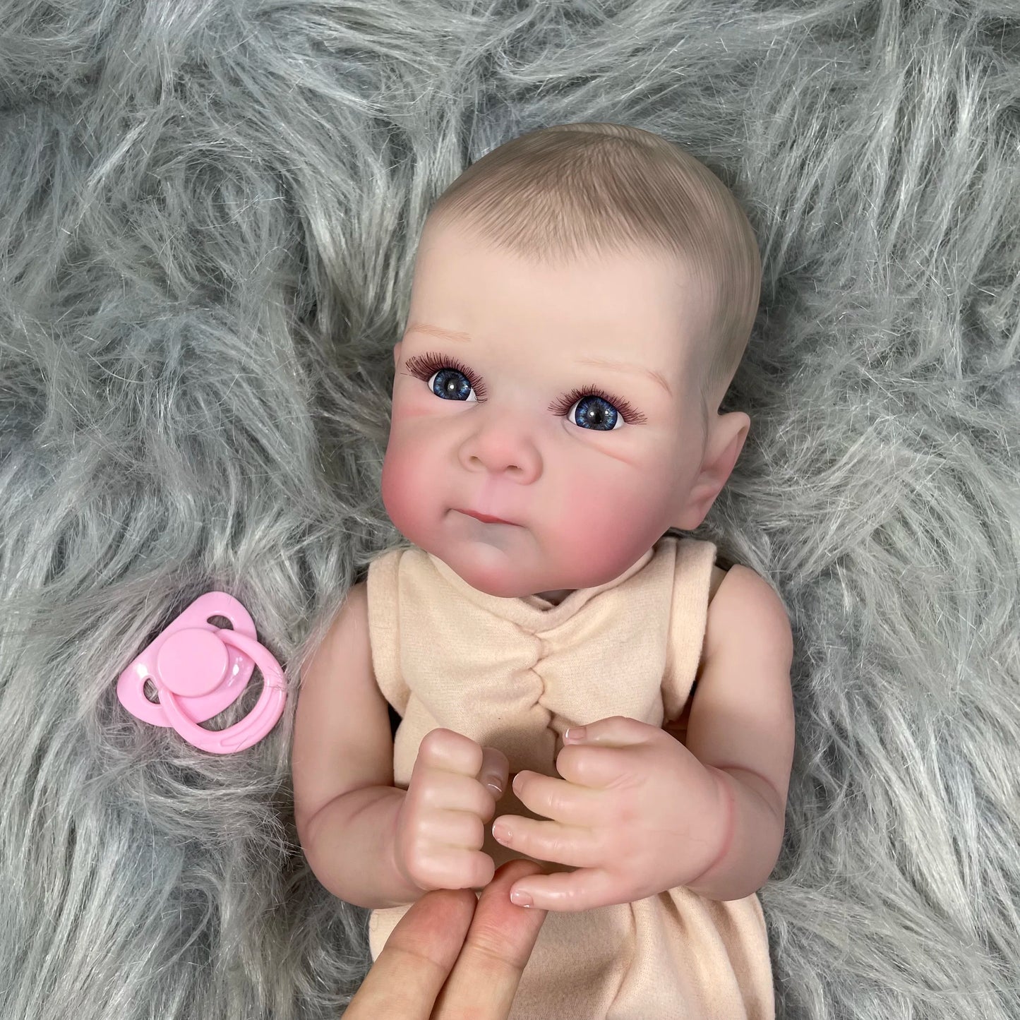 18 inch Reborn Doll Kit – Bettie, Painted Vinyl with Eyelashes, DIY Unassembled