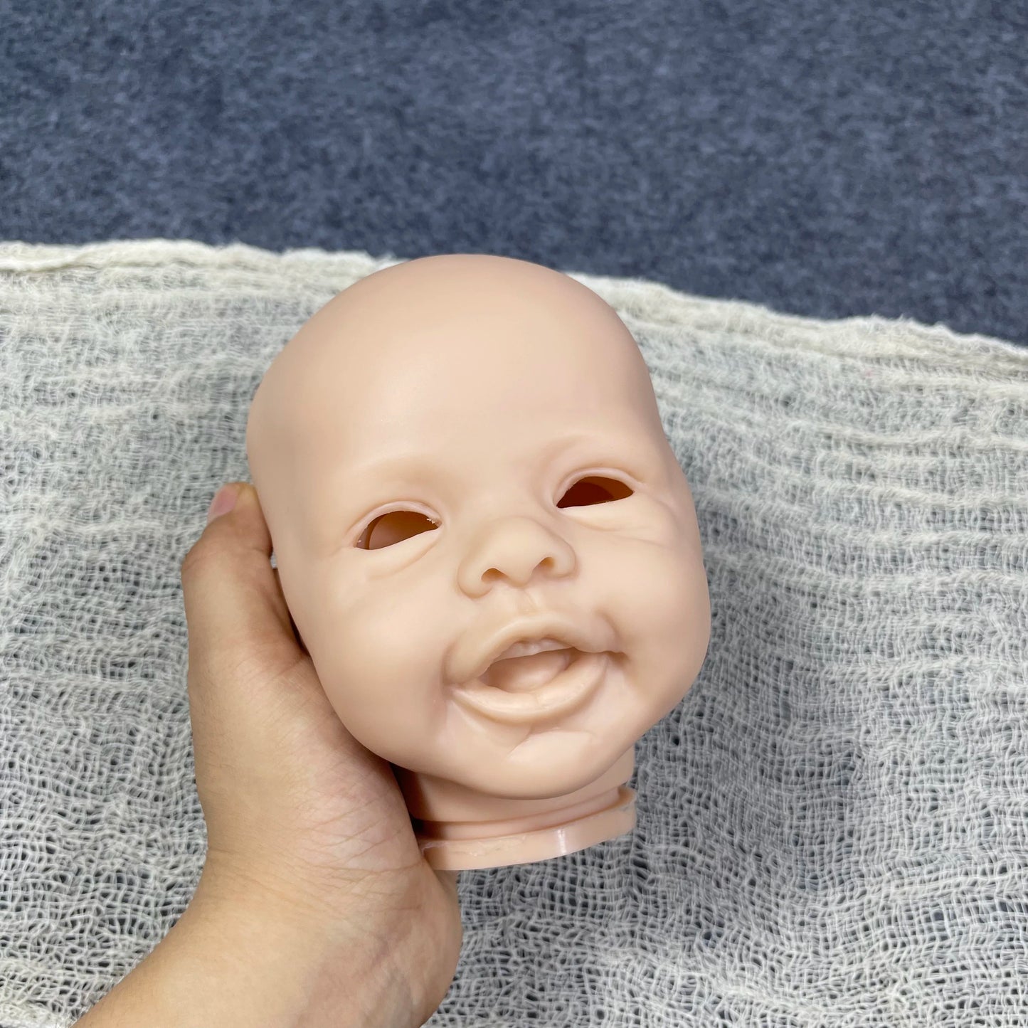 New Arrivals 17 Inch Reborn Kit Blossom with Engraved Name and COA Reborn Baby Vinyl Doll Kit Unpainted Doll Parts DIY Doll Mold