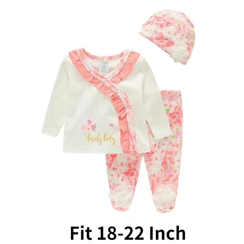 Doll Clothes for 18-22Inch Reborn Doll 45-55Cm Reborn Baby Toddler Doll Retooling Clothes Accessories Cute Dress