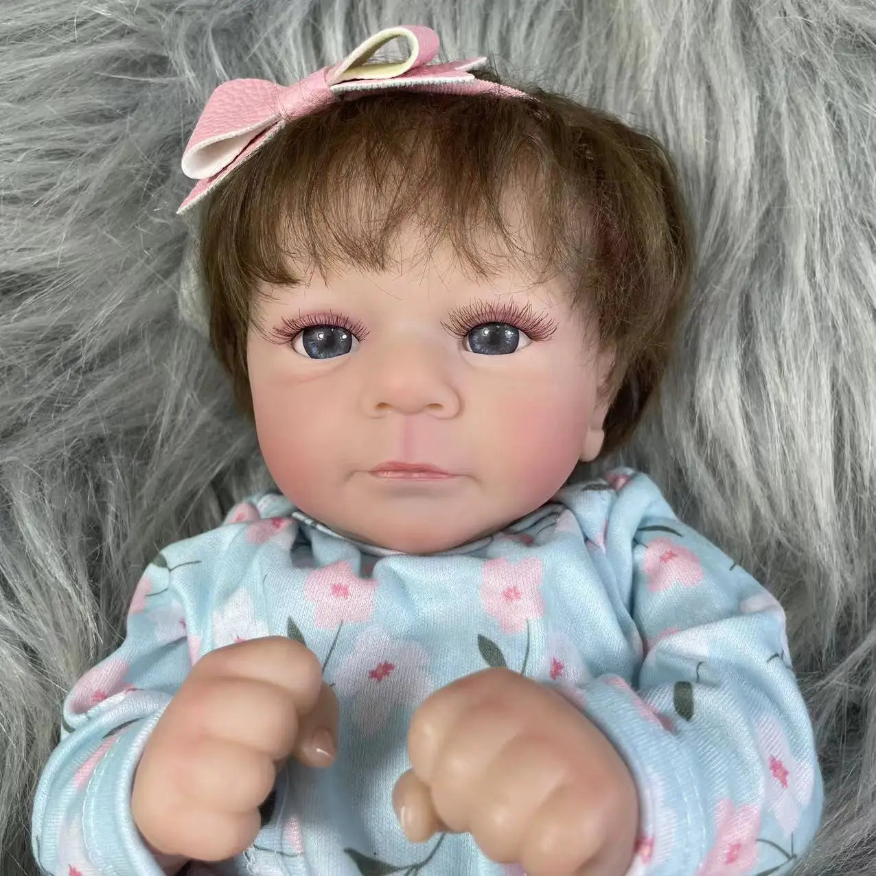 18 Inches Finished Reborn Baby Dolls Felicia Realistic Lifelike Adorable Newborn Girl Best Birthday Christmas Gift Toy