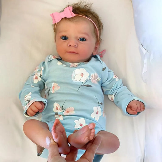 18 Inches Finished Reborn Baby Dolls Felicia Realistic Lifelike Adorable Newborn Girl Best Birthday Christmas Gift Toy